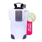Filtro canister lâmpada uv 9W aquário Sunsun HW-403B 1400L/h