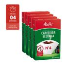 Filtro Coador Papel para Cafeteira Elétrica N4 Melitta 4cx com 30Un