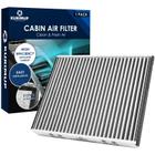 Filtro de ar de cabine KURIMUP Premium com carbono ativado para Ford