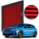 Filtro de Ar Esportivo Bmw 118i Motor 1.5 Turbo ano 2019 2020 2021 2022 2023 Hatch Premium Sport Gp M potencia lavável