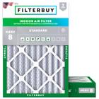 Filtro de ar Filterbuy MERV 8 14x20x4 (pacote com 2) Dust Defense