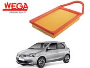 Filtro de ar wega toyota etios 1.3 1.5 2012 a 2016