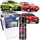 Filtro De Cabine Ar Condicionado Palio Siena Strada G2 G3 G4 Com Spray Higienizador Bosch 0986BF0515