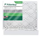 Filtro de filtro 18x24x4 Filtro de ar MERV 8 Defesa de Poeira (2-Pack), Substituição de filtros de ar do forno HVAC AC (Tamanho real: 17,38 x 23,38 x 3,63 polegadas)