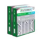 Filtro de filtro 20x20x5 Filtro de ar MERV 8 Defesa de Poeira (2-Pack), Reposição de filtros de ar do Forno DeSarmado HVAC AC substituição para Trion Air Bear 255649-103 (Tamanho Real: 19,63 x 20,63 x 4,88 Polegadas) - Filterbuy