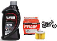 Filtro De Oleo Fram CH12184 + Yamalube 10w40 Xtz Crosser Fazer Factor 125i 150 De 2013 Ate 2022 - Fram - Yamalube