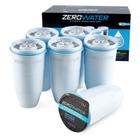 Filtro de reposição ZeroWater 5-Stage 0 TDS 6-Pack White