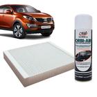 Filtro do ar condicionad hyundai hb20 ix35 tucson veloster kia carens cerato sportage 2004 em diante