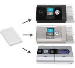 Filtro Nacional P/ Cpap/vpap S9, Airsense E Aircurve (Anvisa) 5 Unidades