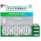 Filtrobu 16x16x2 Filtro de ar MERV 8 Defesa de Poeira (4-Pack), Substituição de filtros de ar do forno HVAC AC (Tamanho real: 15,75 x 15,75 x 1,75 polegadas)