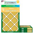 Filtrobuy 10x30x1 Filtro de ar MERV 11 Defesa alérgena (4-Pack), Substituição de filtros de ar do forno HVAC AC (Tamanho real: 9,75 x 29,75 x 0,75 polegadas)