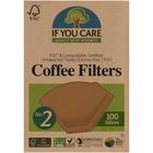 Filtros de café nº 2 100 contados por If You Care (pacote com 4)