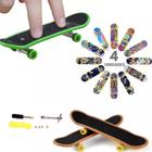 Fingerboard Skate De Dedo Infantil Brinquedo Divertido Truck Metal Lixa