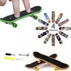 Fingerboard Skate De Dedo Lixa Rolamento + Peças Brinquedo