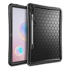 Fintie Silicone Case para Samsung Galaxy Tab S6 10.5" 2019 (Modelo SM-T860/T865/T867), S Pen Holder Honey Comb Series Kids Friendly Light Weight Shock Proof Protective Cover, Preto