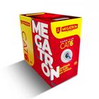 Fio Cabo Rede Megatron Cat6 4Pares 300M Vermelho 2382