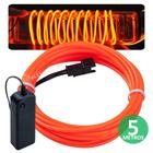 Fio Cordão Neon Fluorescente 5 Metros Com Controlador Luz Flexível CYL5865 - LED