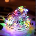 Fio De Fada Colorido 2m 20 Leds A Pilha