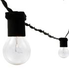 Fio de Luz 50cm Preto 50M Com Lampada Transparente 220v - JDK Iluminação