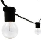 Fio de Luz Lampadas 50CM Preto 55m Pra Iluminação Com Plug