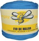 Fio De Malha Residual 1kg Artesanato Croche Trico Azul Bebê - Angry Bee