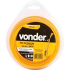 Fio de nylon 1,6mmx100m redondo para roçadeiras e aparadores - Vonder