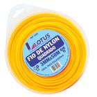 Fio De Nylon amarelo 3,0mm X 50 Metros para Roçadeira Corte - LOTUS