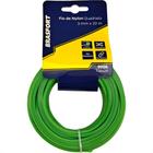 Fio De Nylon Para Aparador De Grama Brasfort Verde Quadrado 3,0Mmx10M - BRASFORT / BRAFT