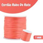 Fio De Seda Coral - Cordão Rabo De Rato 1mm - Nybc