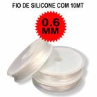 Fio de Silicone (0.6/0.8/1.0mm) 10MT para artesanato -