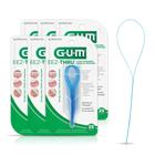 Fio Dental GUM Eez-Thru com Enfiador - 25 Unidades (6 Pacotes)