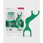 Fio Dental Gum Flosser Dual Technique 20 Unidades