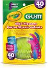 Fio Dental Infantil Com Suporte - Flosser C/40 Crayola