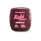 Fio/Linha Rubi Brilhante 40m Circulo Tex 118 algodão gazado e mercerizado