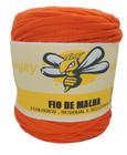 Fio Malha Residual 1Kg Artesanato Croche Tric Laranja Squash - Angry Bee