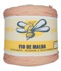 Fio Malha Residual 1Kg Artesanato Croche Trico Rosa Quartz - Angry Bee