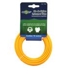 Fio Nylon Para Roçadeira 3mm, 2,4mm Brasfort 10 Metros Laranja