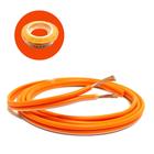 Fio Rolo de Cabo Força Paralelo 100 Metros Laranja Uniqcable