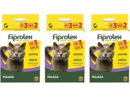 Fiprolex Drop Spot Gatos 3 Pipetas - Ceva - 3 Unidades