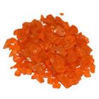 Fire Glass Cristal Para Lareira A Gás Etanol Laranja - 5Kg