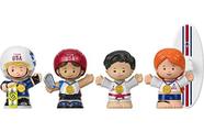 Fisher-Price Little People Collector Team USA Novo Conjunto de Esportes, 4 Figuras de Atleta em Pacote de Presente para Fãs de 1 a 101 Anos