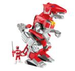 Fisher-Price Power Rangers Red Ranger e T-rex