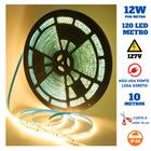 Fita 120 LED's 110V 10 Metros IP44 3528 12W 3000K Liga Direto - LXP LED