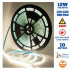 Fita 120 LED's 220V 10 Metros IP44 3528 12W 4000K Liga Direto - LXP LED