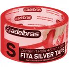 Fita Adesiva 48x05 Silver Tape Vermelho - Adelbras