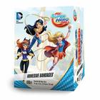 Fita Adesiva American White Cross Stat Strip - 100 Unidades (Pacote com 6) - Design Infantil DC Super Hero Girls