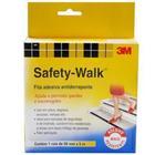 Fita adesiva anti-derrapante 50 mm x 5 metros - safety walk - 3m (incolor) - 3m