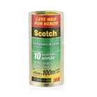 Fita Adesiva De Empacotamento Scotch 4 Rolos 45mm x 100m Transparente 3m