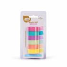 Fita adesiva decorada washi tape cor pastel 6un lyke