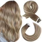 Fita adesiva em extensões de cabelo Moresoo Real Human Hair Ombre 18"